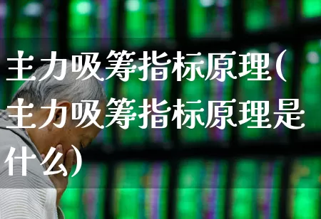 主力吸筹指标原理(主力吸筹指标原理是什么)_https://www.haiwangdasha.com_北交所_第1张