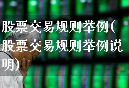 股票交易规则举例(股票交易规则举例说明)_https://www.haiwangdasha.com_上交所_第1张