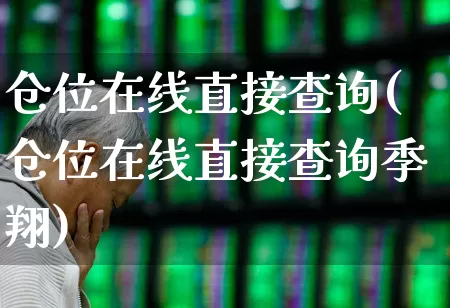 仓位在线直接查询(仓位在线直接查询季翔)_https://www.haiwangdasha.com_深交所_第1张