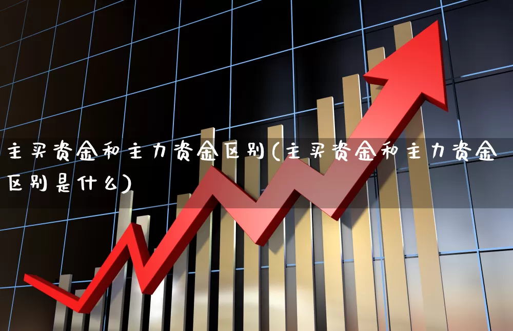 主买资金和主力资金区别(主买资金和主力资金区别是什么)_https://www.haiwangdasha.com_上交所_第1张