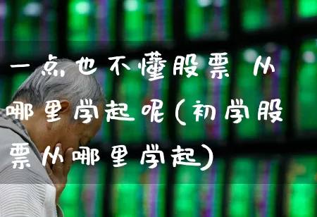 一点也不懂股票 从哪里学起呢(初学股票从哪里学起)_https://www.haiwangdasha.com_上交所_第1张