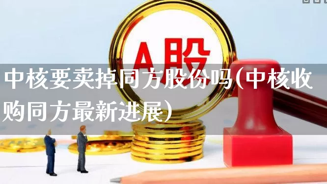 中核要卖掉同方股份吗(中核收购同方最新进展)_https://www.haiwangdasha.com_上交所_第1张