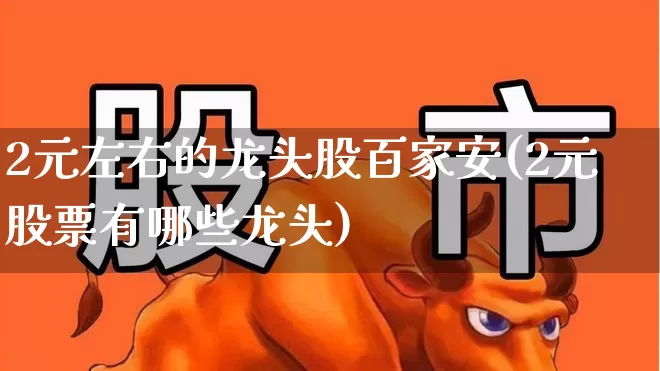 2元左右的龙头股百家安(2元股票有哪些龙头)_https://www.haiwangdasha.com_科创板_第1张