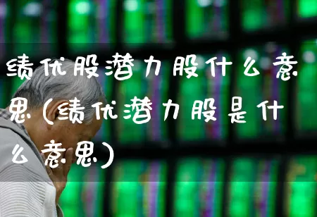 绩优股潜力股什么意思(绩优潜力股是什么意思)_https://www.haiwangdasha.com_创业板_第1张