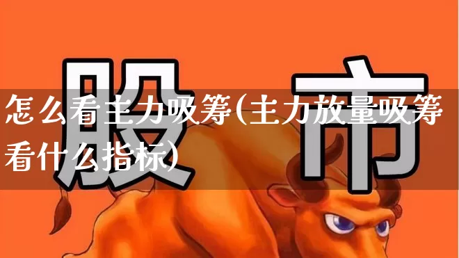 怎么看主力吸筹(主力放量吸筹看什么指标)_https://www.haiwangdasha.com_创业板_第1张