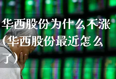 华西股份为什么不涨(华西股份最近怎么了)_https://www.haiwangdasha.com_创业板_第1张
