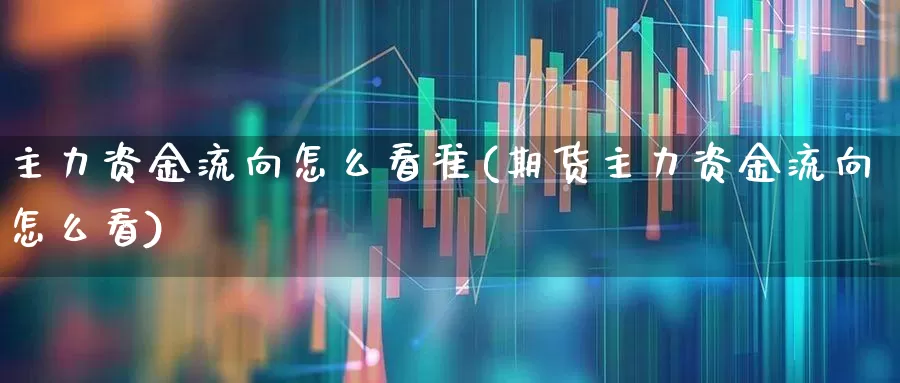 主力资金流向怎么看准(期货主力资金流向怎么看)_https://www.haiwangdasha.com_上交所_第1张