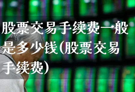 股票交易手续费一般是多少钱(股票交易手续费)_https://www.haiwangdasha.com_科创板_第1张