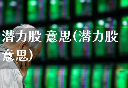 潜力股 意思(潜力股意思)_https://www.haiwangdasha.com_上交所_第1张