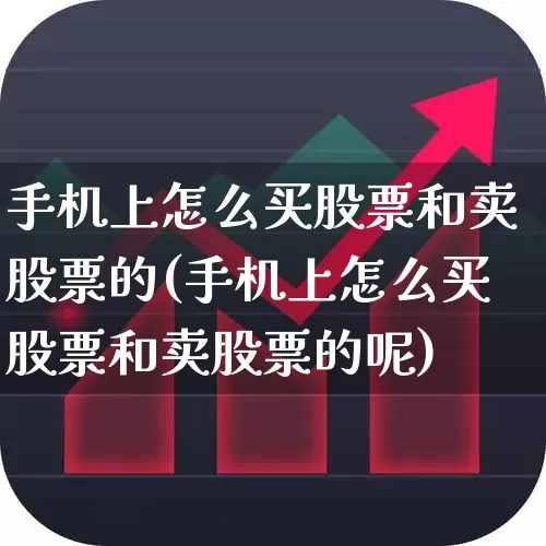 手机上怎么买股票和卖股票的(手机上怎么买股票和卖股票的呢)_https://www.haiwangdasha.com_深交所_第1张